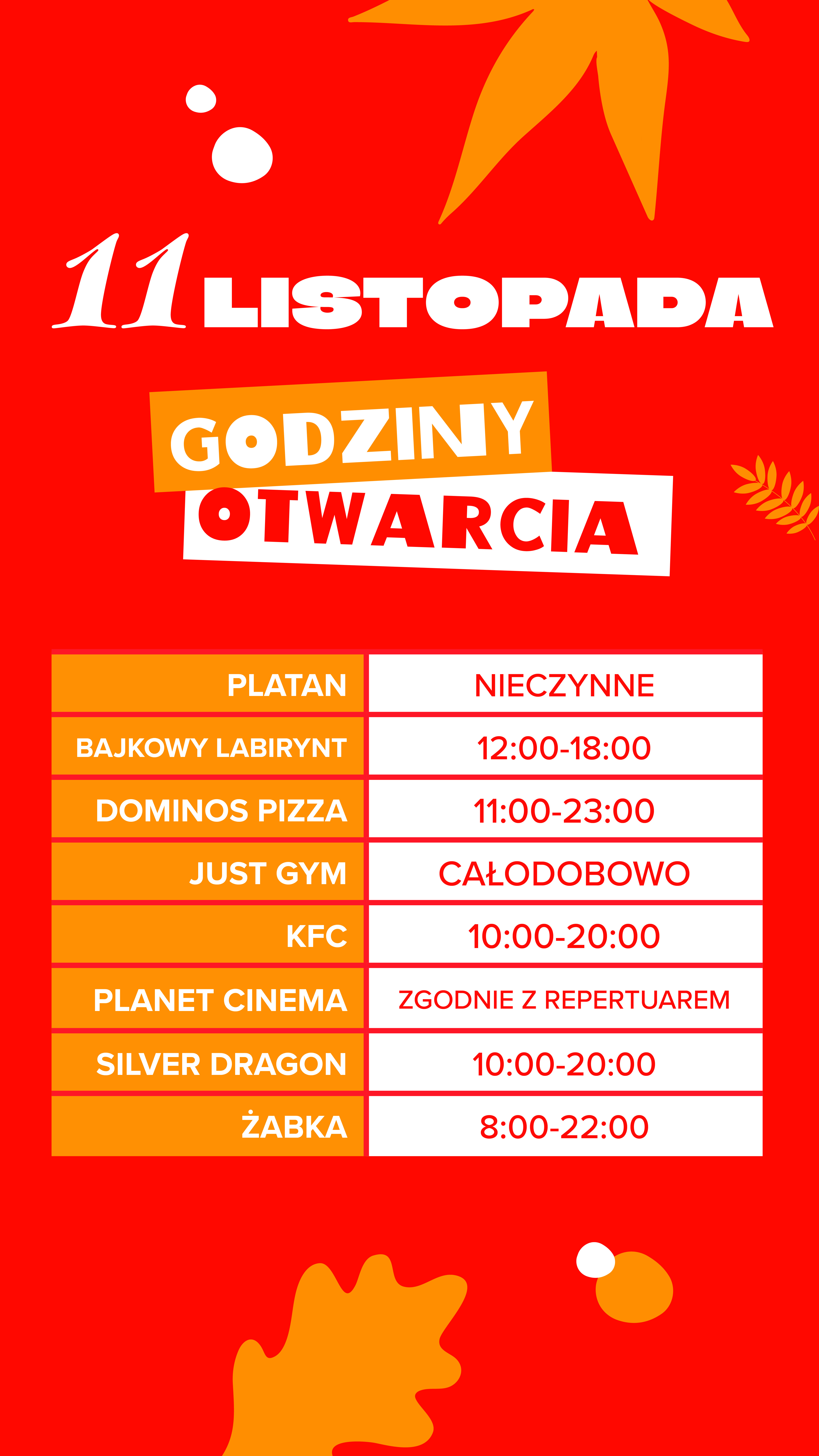 PLATAN - godziny otwarcia - 11 listopada- stories iposter.jpg